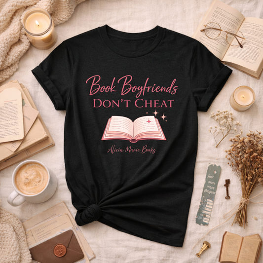 Book Boyfriends Don’t Cheat – Reader Loyalty Tee